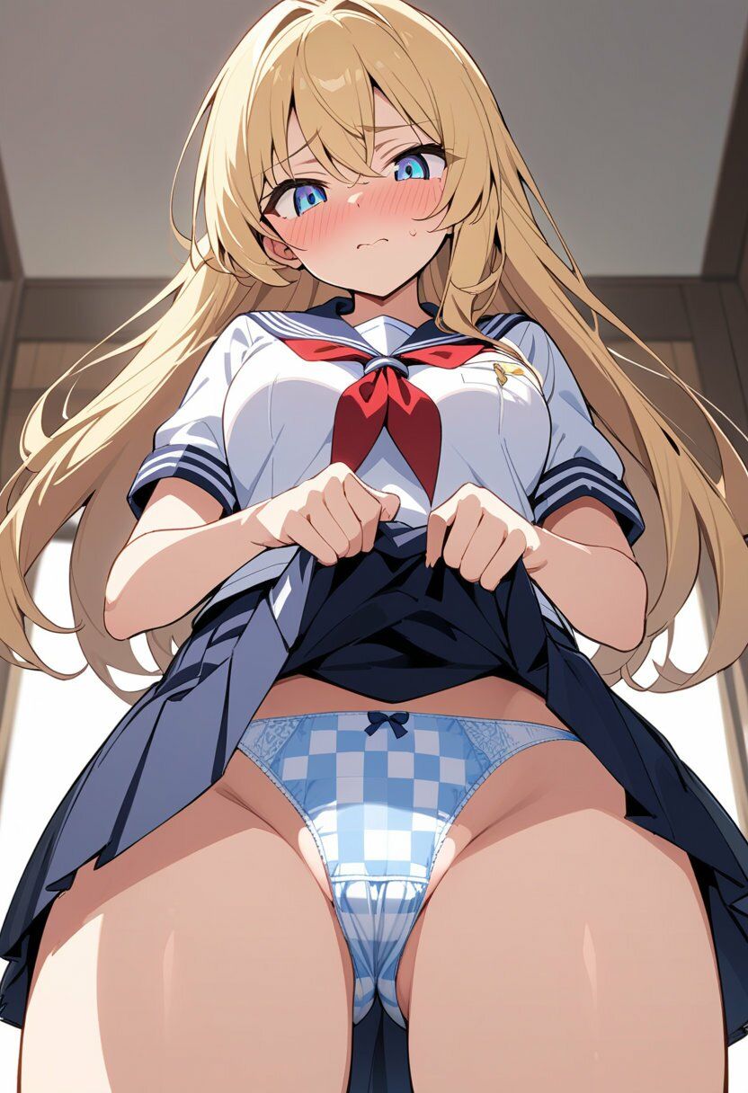 セーラー服でスカートたくし上げパンチラ200枚 サンプル10ページ目