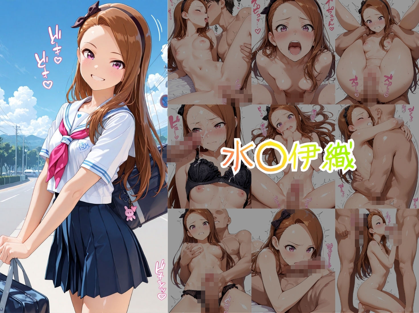 アイドルヌードコレクション 765プロオールスターズ Side-A 編（ 天〇春香、如〇千早、高〇やよい、水〇伊織、双〇亜美、秋〇律子） サンプル5ページ目
