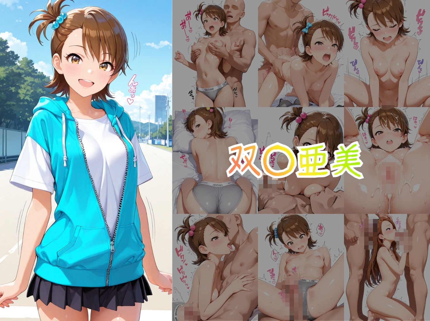 アイドルヌードコレクション 765プロオールスターズ Side-A 編（ 天〇春香、如〇千早、高〇やよい、水〇伊織、双〇亜美、秋〇律子） サンプル6ページ目