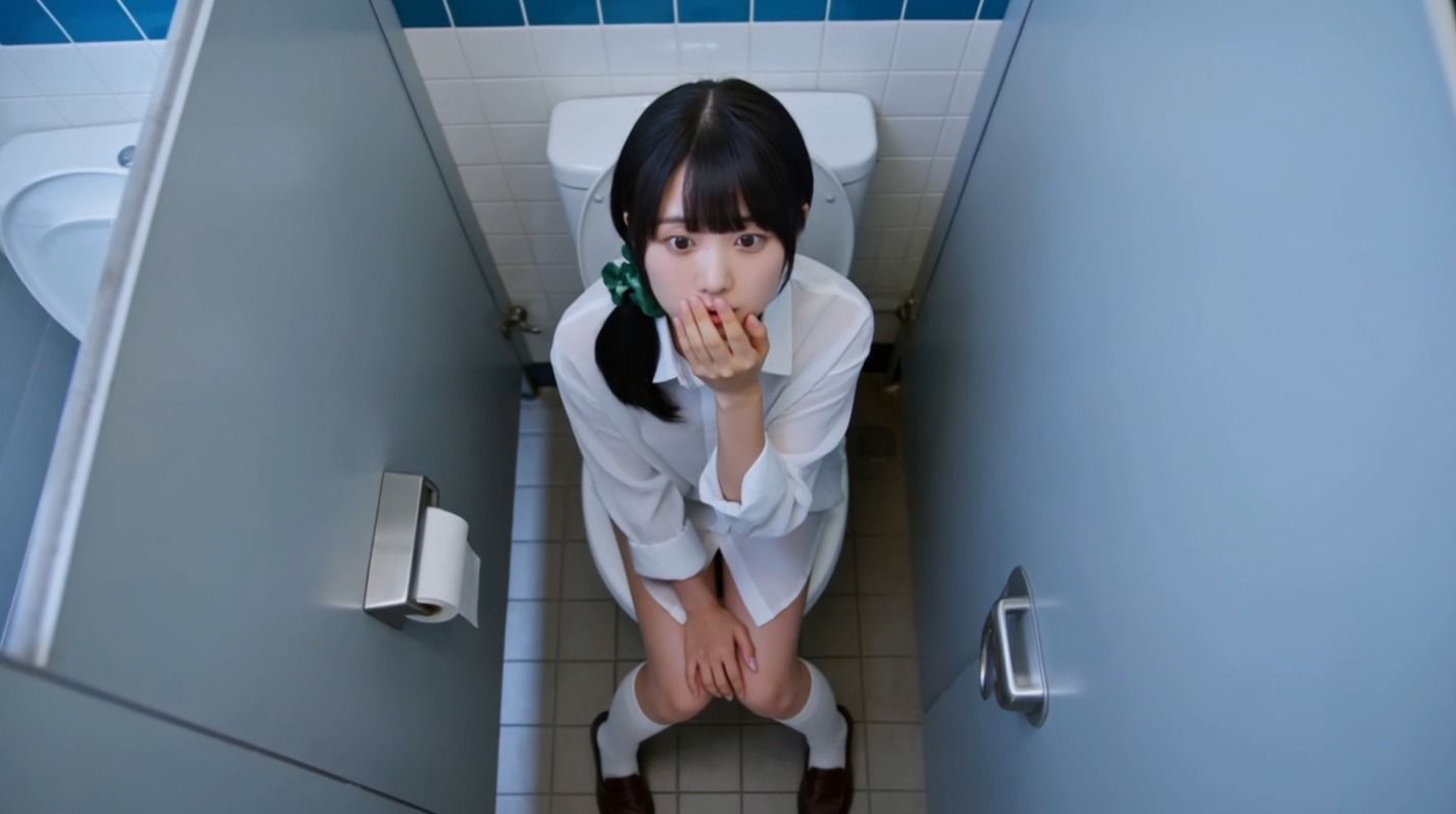 露出女子〇生の冒険4「修学旅行編」男子便器 サンプル6ページ目