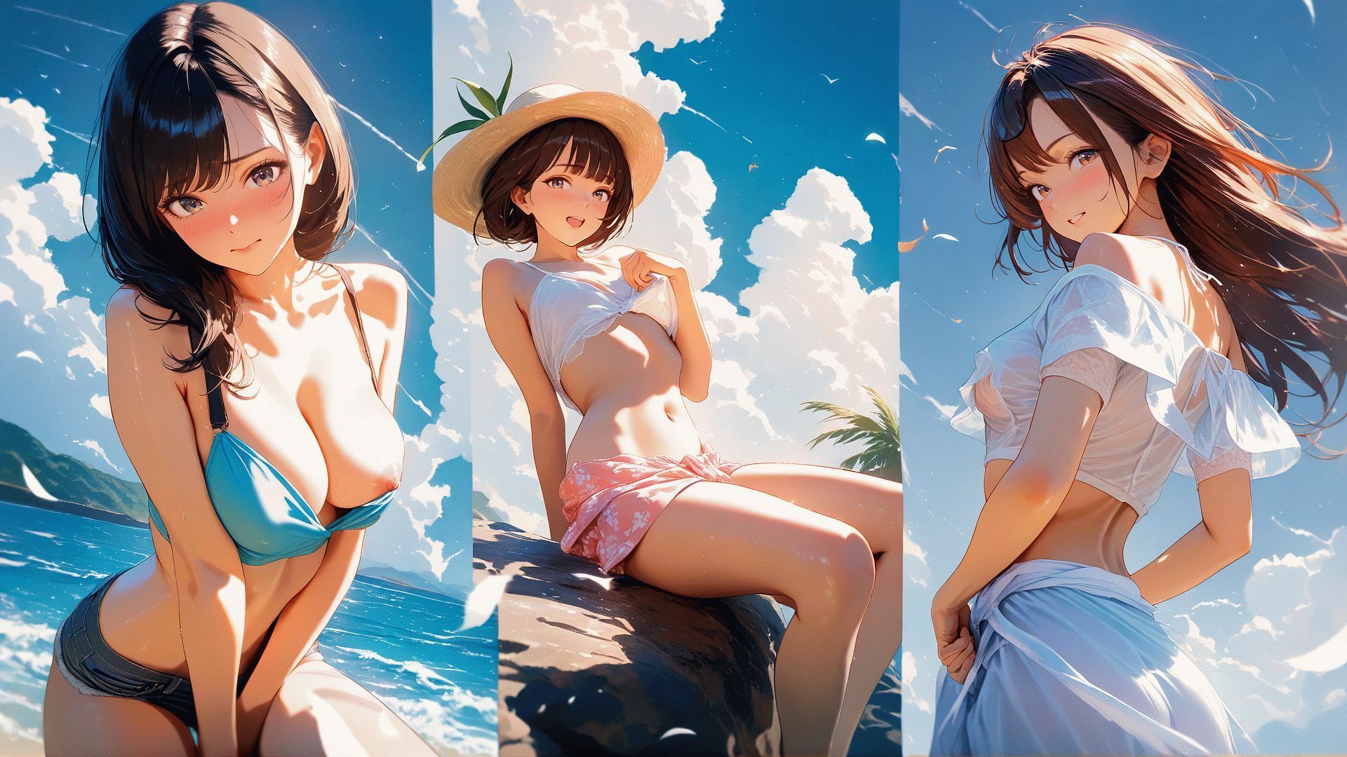 夏の予感  〜水着がいっぱい！〜 サンプル2ページ目