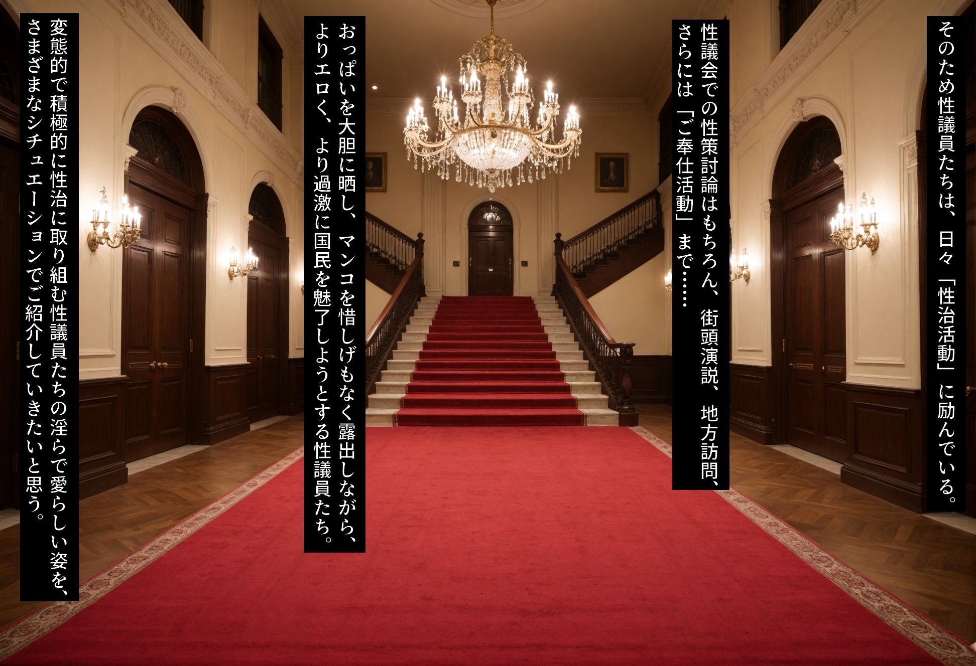 変態議員のドエロ性治活動2〜淫乱議員の日常〜 サンプル2ページ目