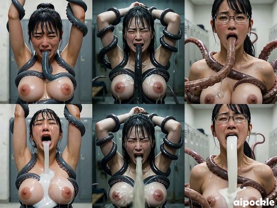 美女と触手のイラマ体液地獄。 サンプル2ページ目
