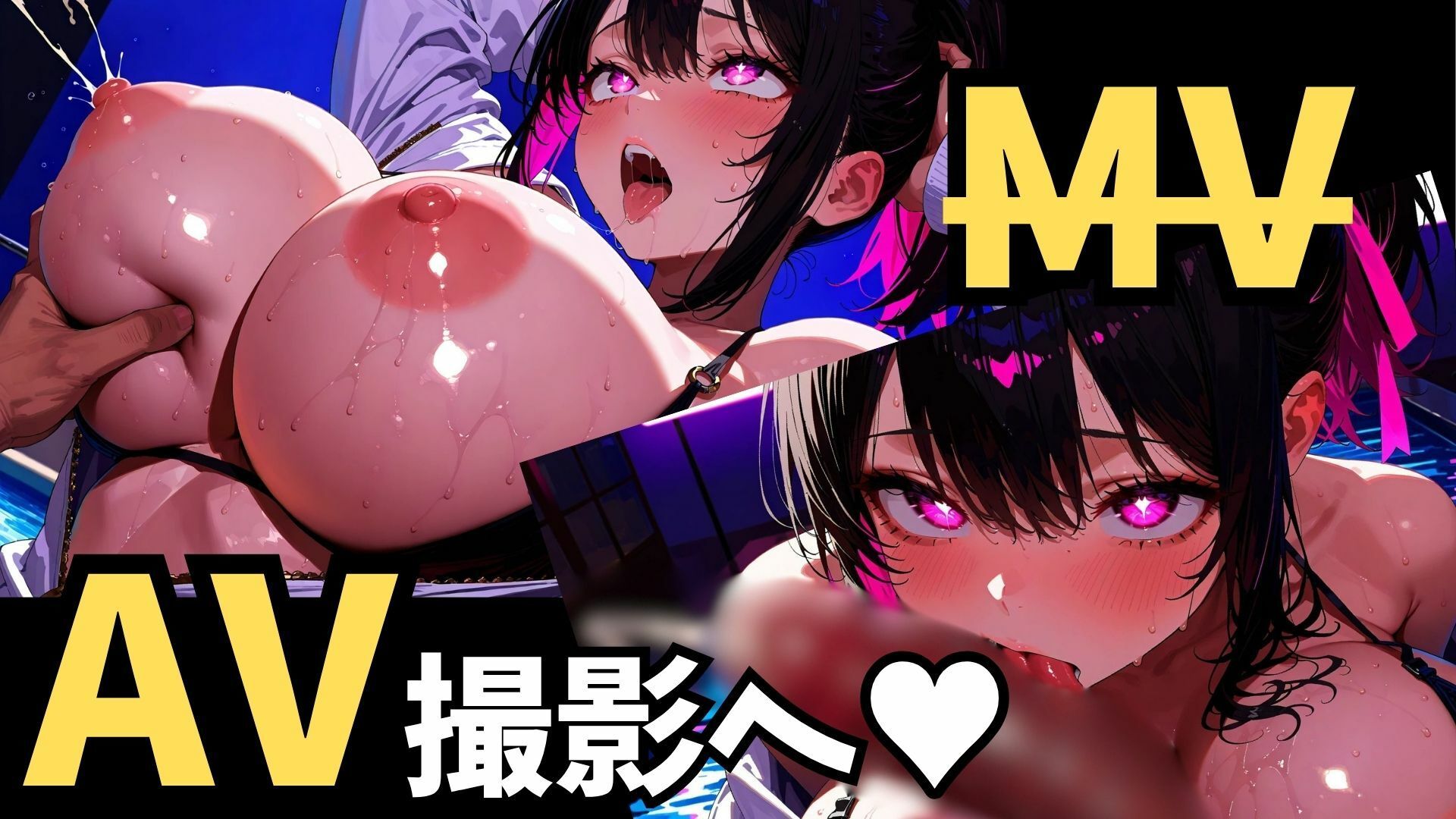 バスト100センチ超え！媚薬入りナイトプールで淫らに乱れる超爆乳アイドル サンプル7ページ目