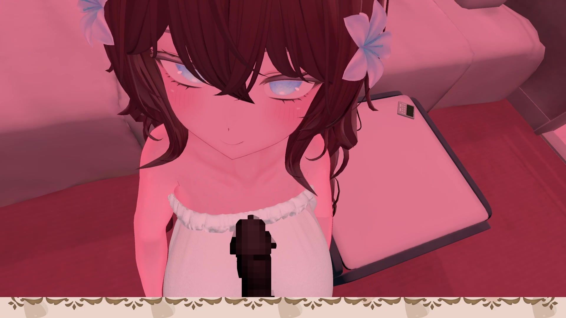 【ChilloutVR】まろんといちゃあましながらおちんぽお射精びゅっびゅ…！  井栗まろん サンプル6ページ目