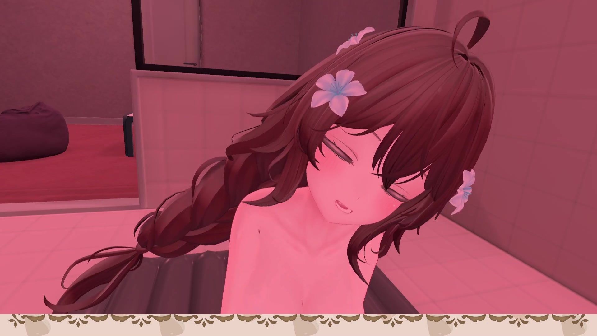 【ChilloutVR】まろんといちゃあましながらおちんぽお射精びゅっびゅ…！  井栗まろん サンプル9ページ目