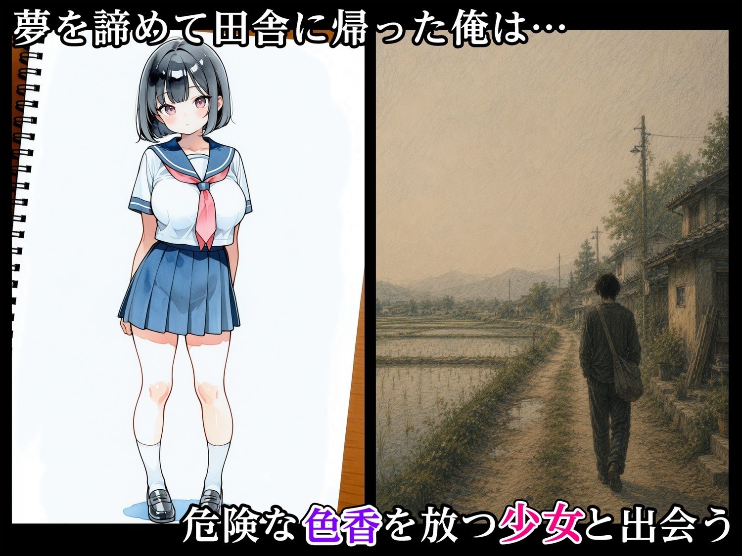 月ヶ瀬しずく ●●歳 サンプル1ページ目