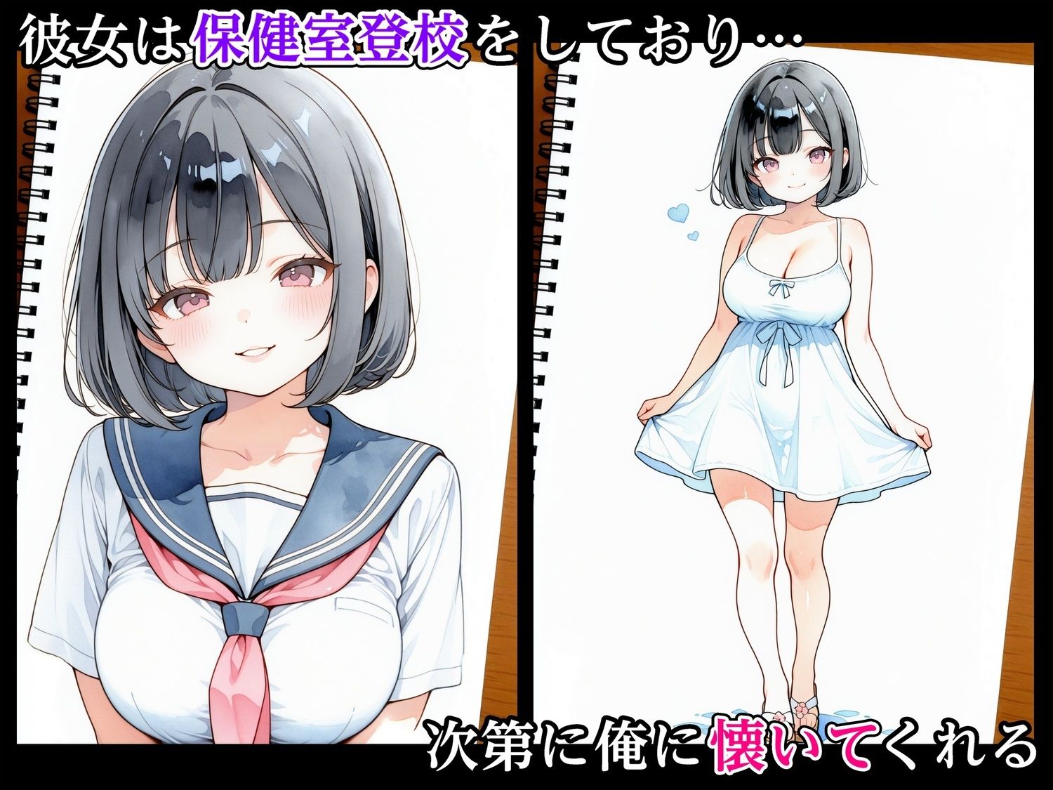 月ヶ瀬しずく ●●歳 サンプル2ページ目