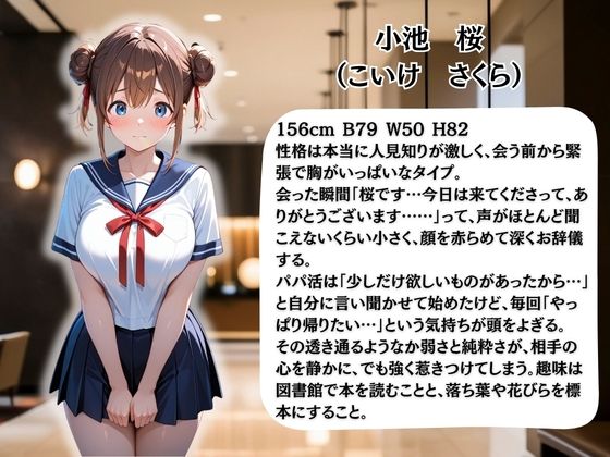 パパ活女子校生の秘密の性交記録No.7 さくら サンプル1ページ目
