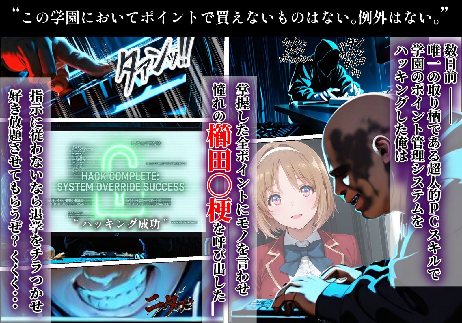 ようこそコスプレ中出し主義の巣窟へ ―二面性悪女のド淫乱変貌記録― 【櫛田〇梗 編】 サンプル2ページ目