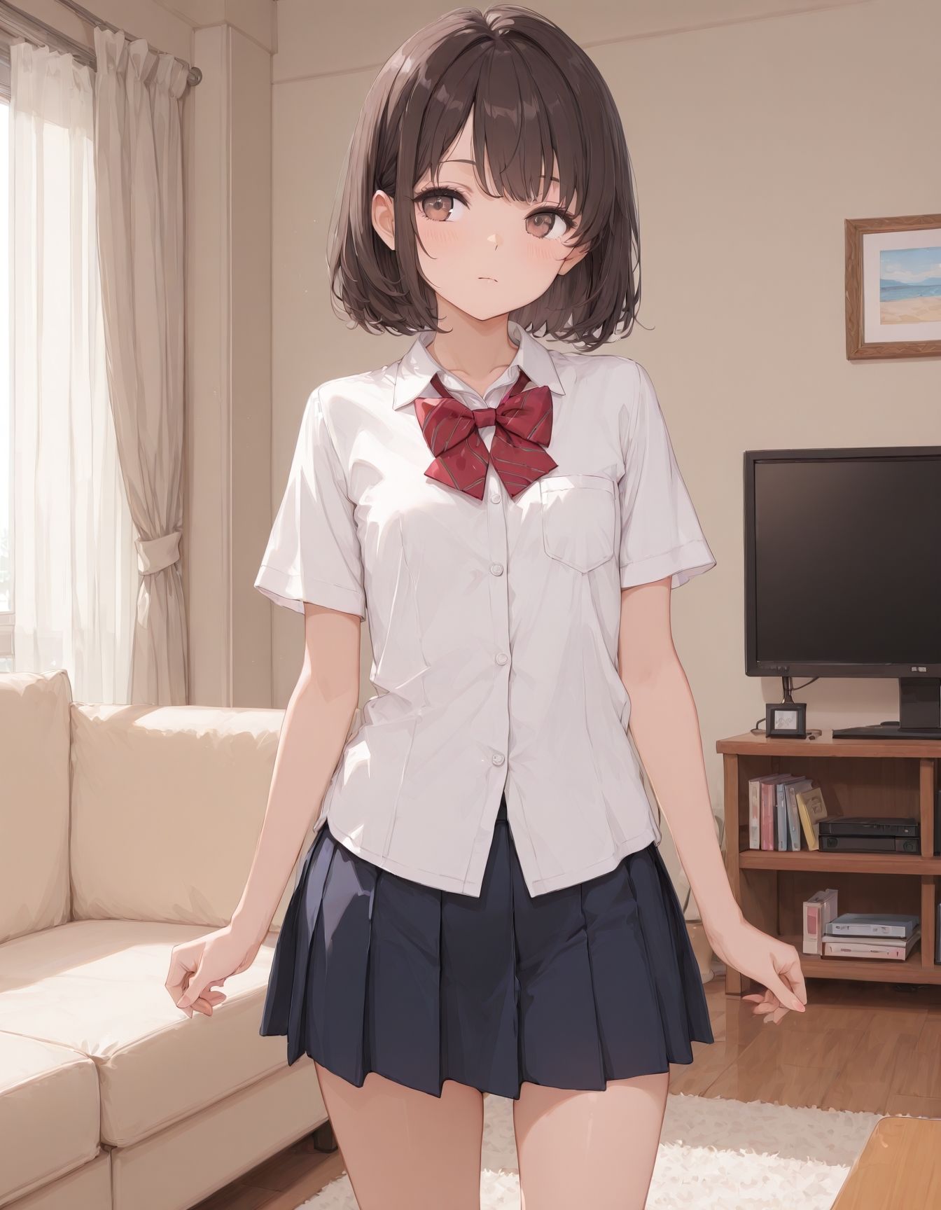 女子校生になっても生意気な妹をわからせた サンプル1ページ目