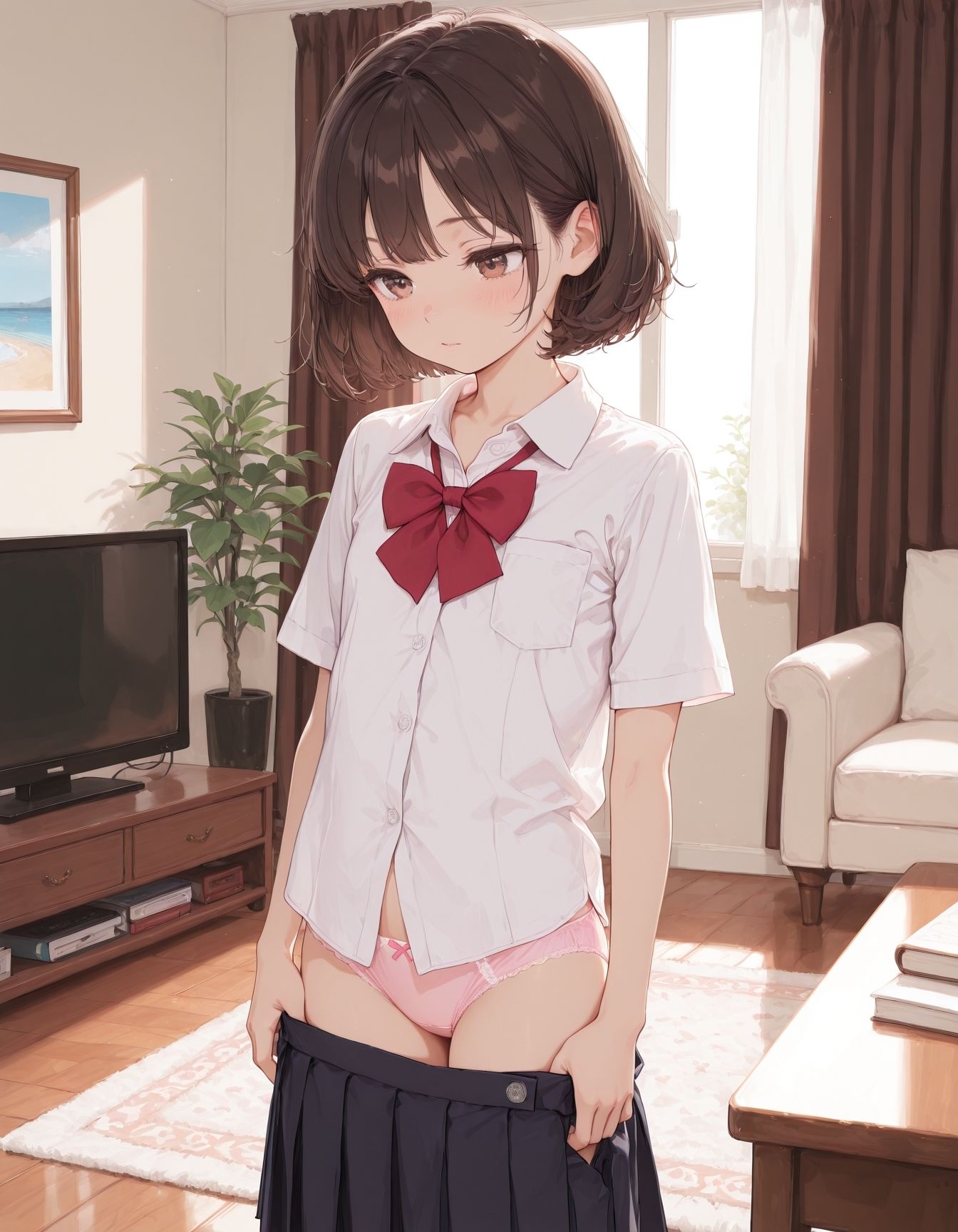 女子校生になっても生意気な妹をわからせた サンプル2ページ目