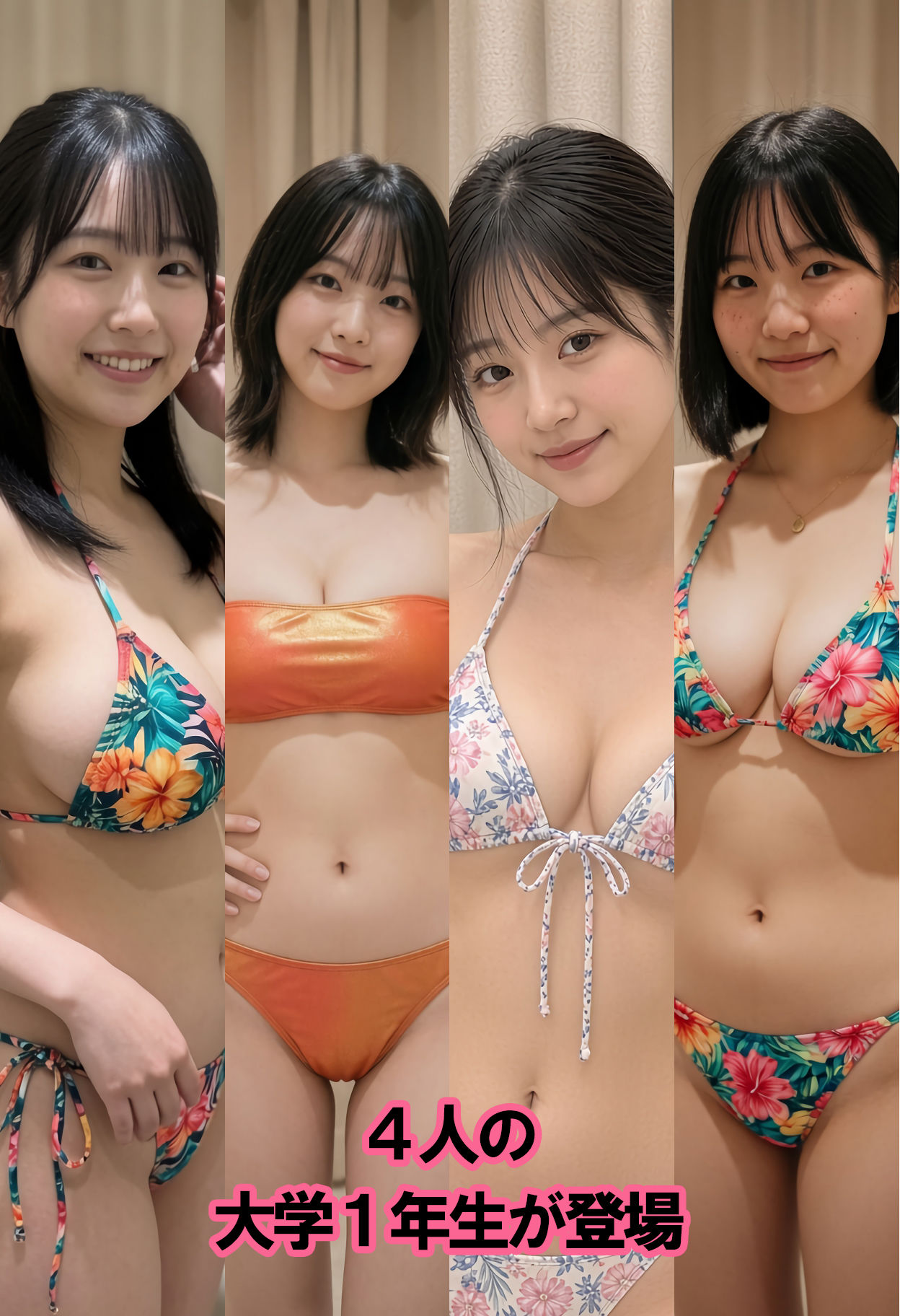 女子大生水着試着室 わたしのカラダ、こんなにエッチだったんだ・・発情そしてオナニーするJD サンプル5ページ目