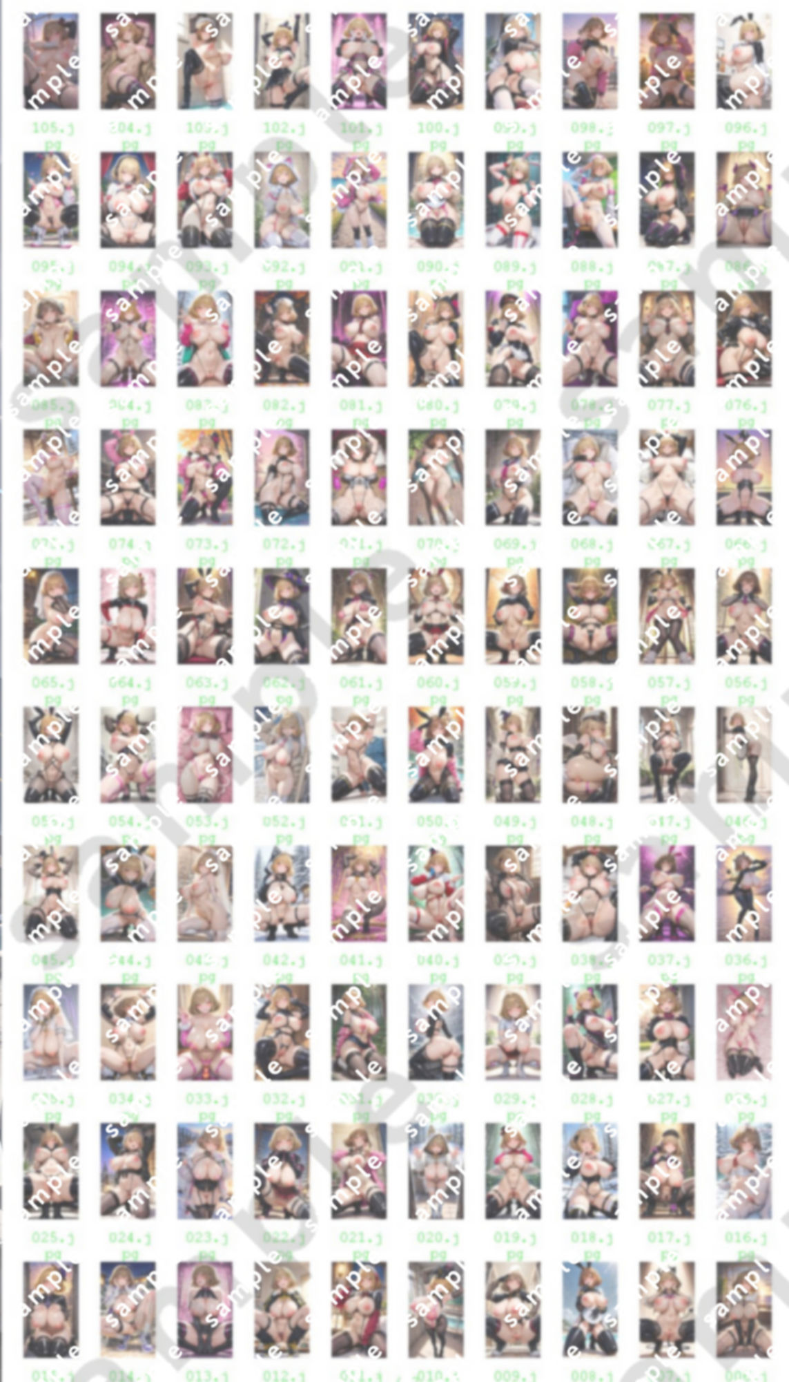 「勝利の〇神:NIKKE」ア〇スのドスケベポーズ集 サンプル10ページ目
