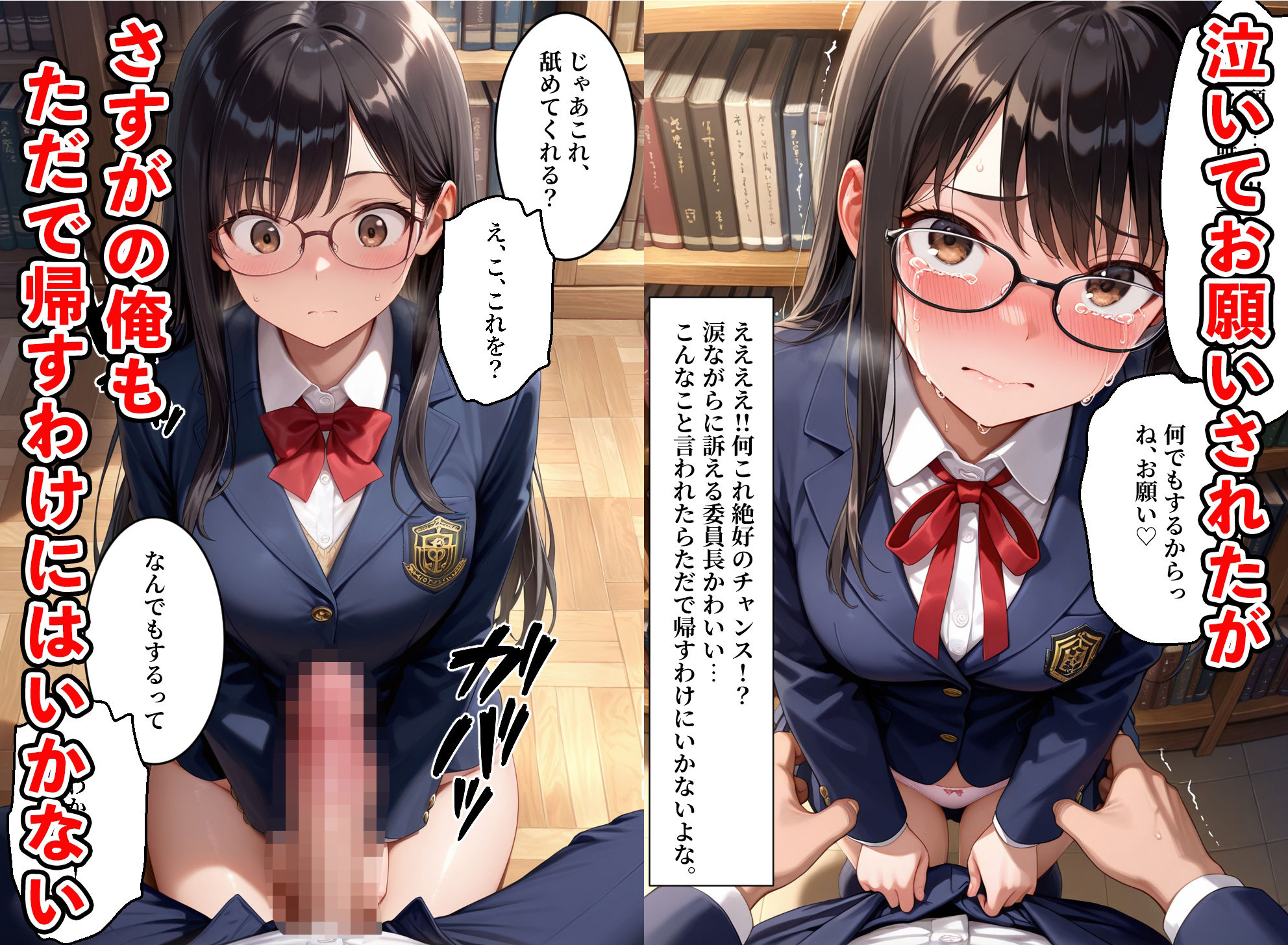 学年1の秀才の弱み握ってわからせセックスしたらメス堕ちした話 サンプル2ページ目