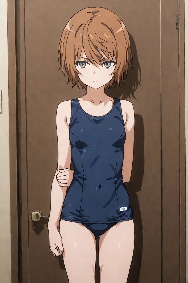 胸のサイズにコンプレックス美少女■スク水・セーター サンプル4ページ目
