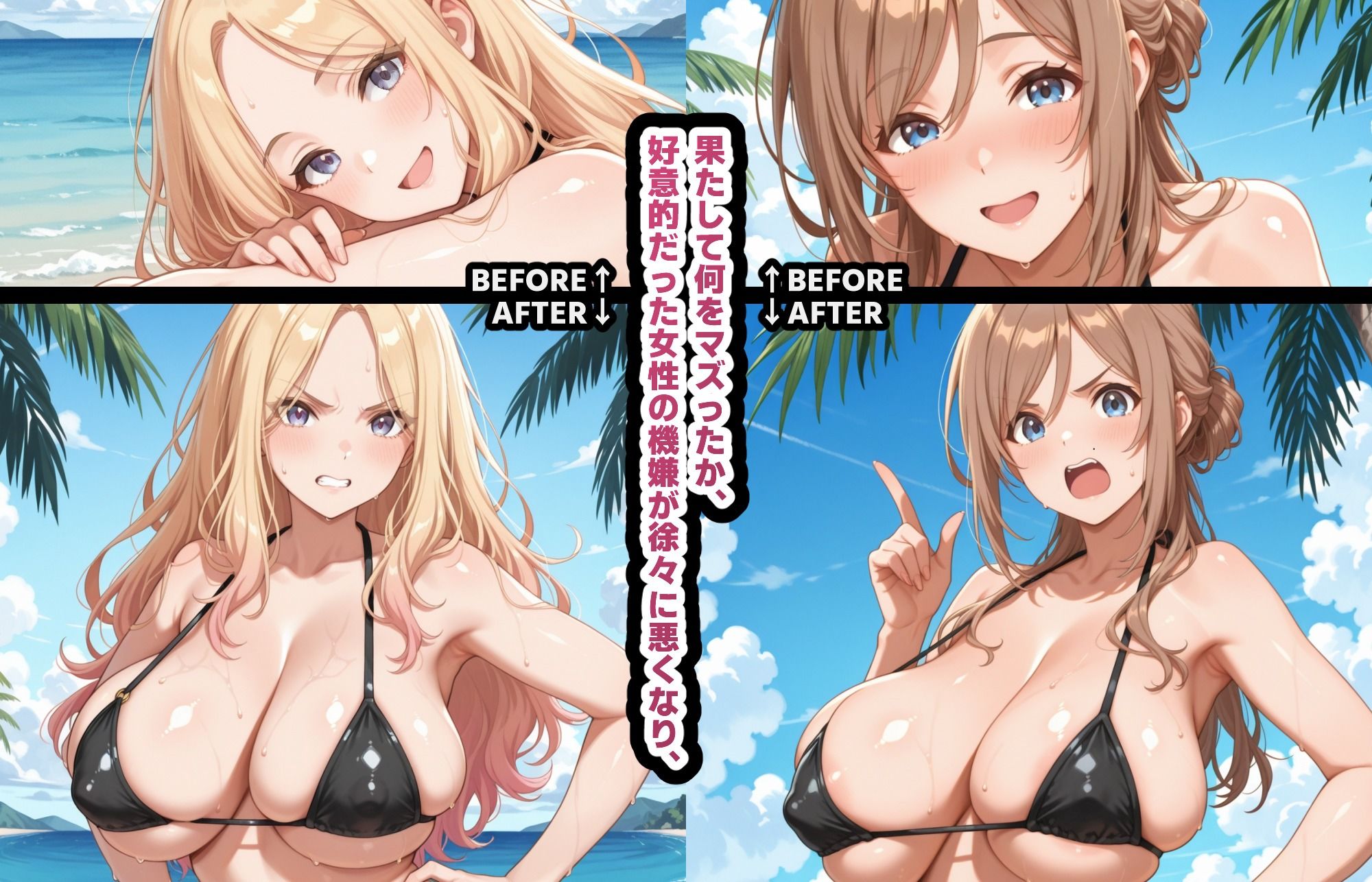 メチャクチャに嫌われてからのレ●プが一番気持ち良いから。【星南＆莉波】 サンプル1ページ目