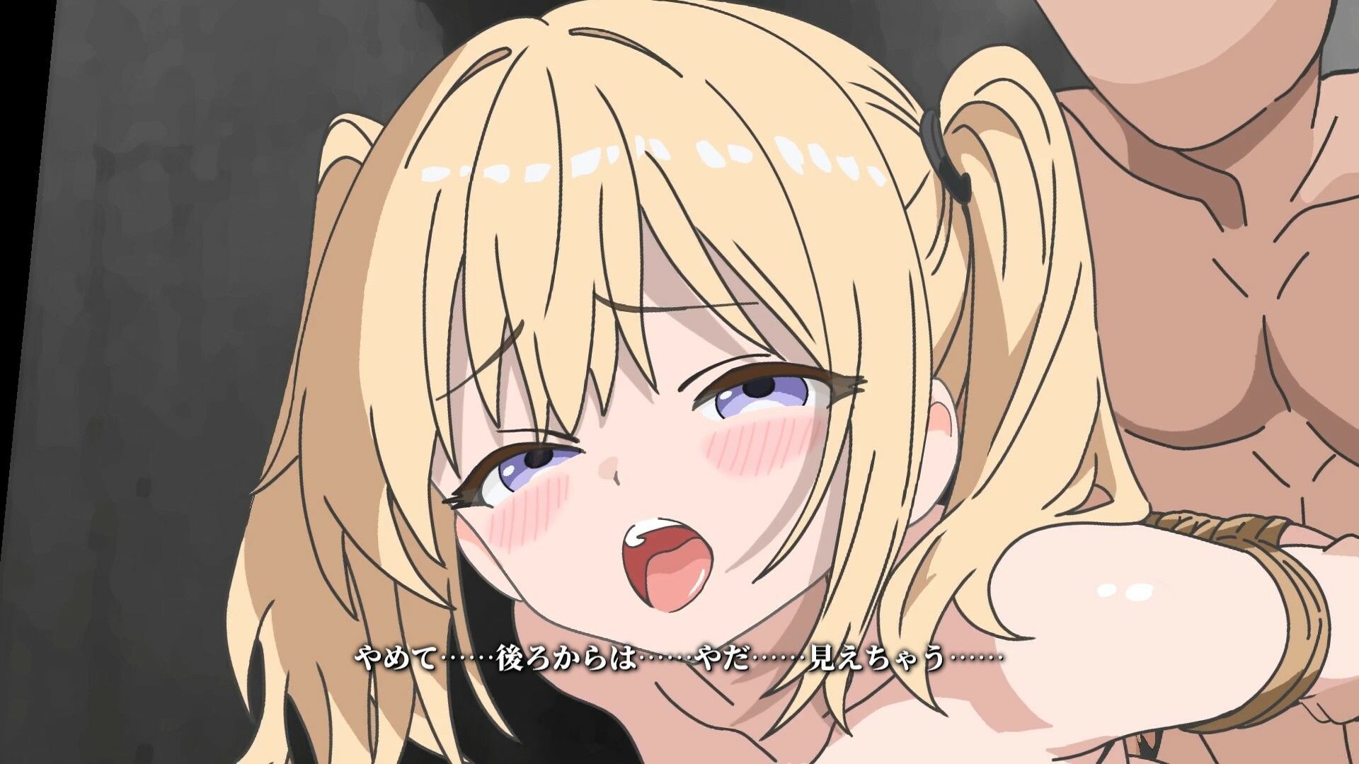 【Live2Dアニメ】拘束された少女が生意気な態度で抵抗した結果… サンプル8ページ目
