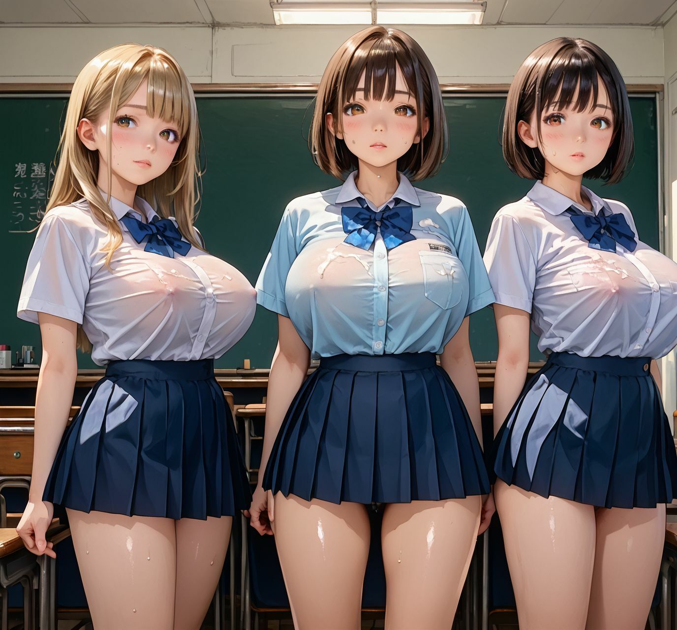 ボクらと巨乳女子校生たちとのイチャラブ学園生活 Vol.5 サンプル4ページ目