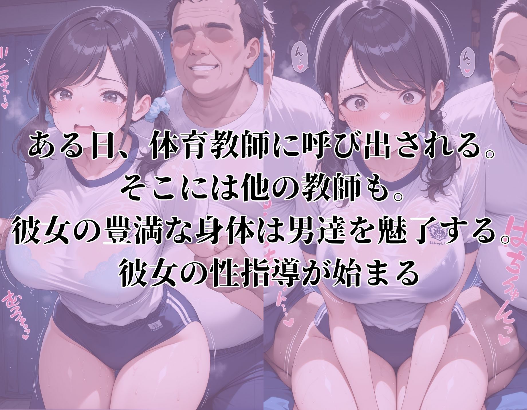 女子校生、教師による性指導〜おとなしい性格のブルマ女子を●す〜 サンプル2ページ目