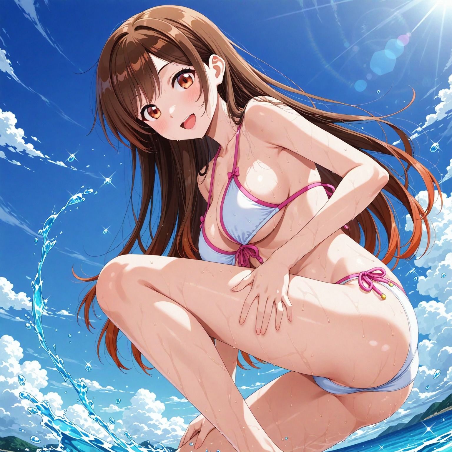 水〇千鶴と、海でイチャイチャデート サンプル2ページ目