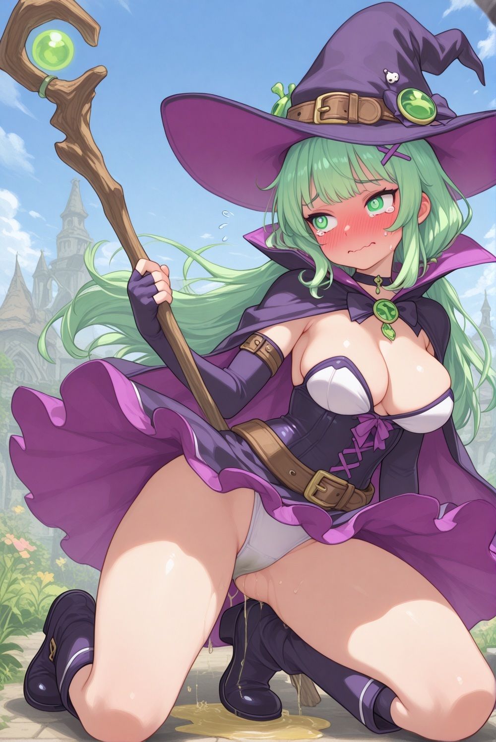 魔女とおもらしの日々 サンプル3ページ目