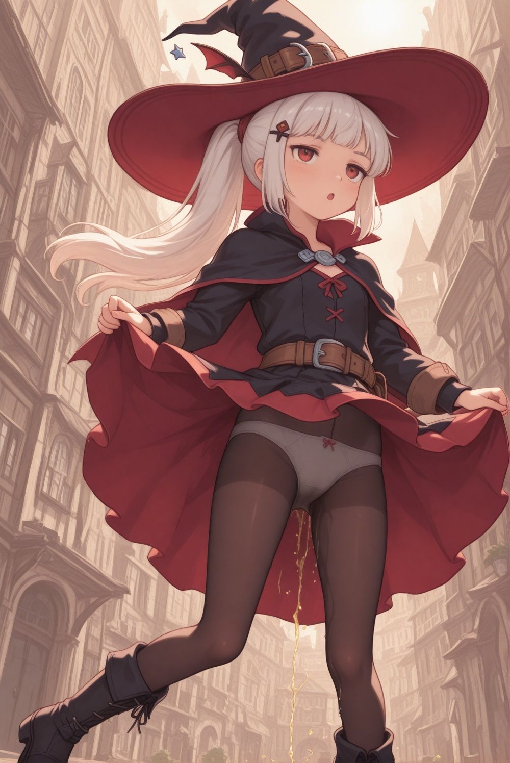 魔女とおもらしの日々 サンプル5ページ目