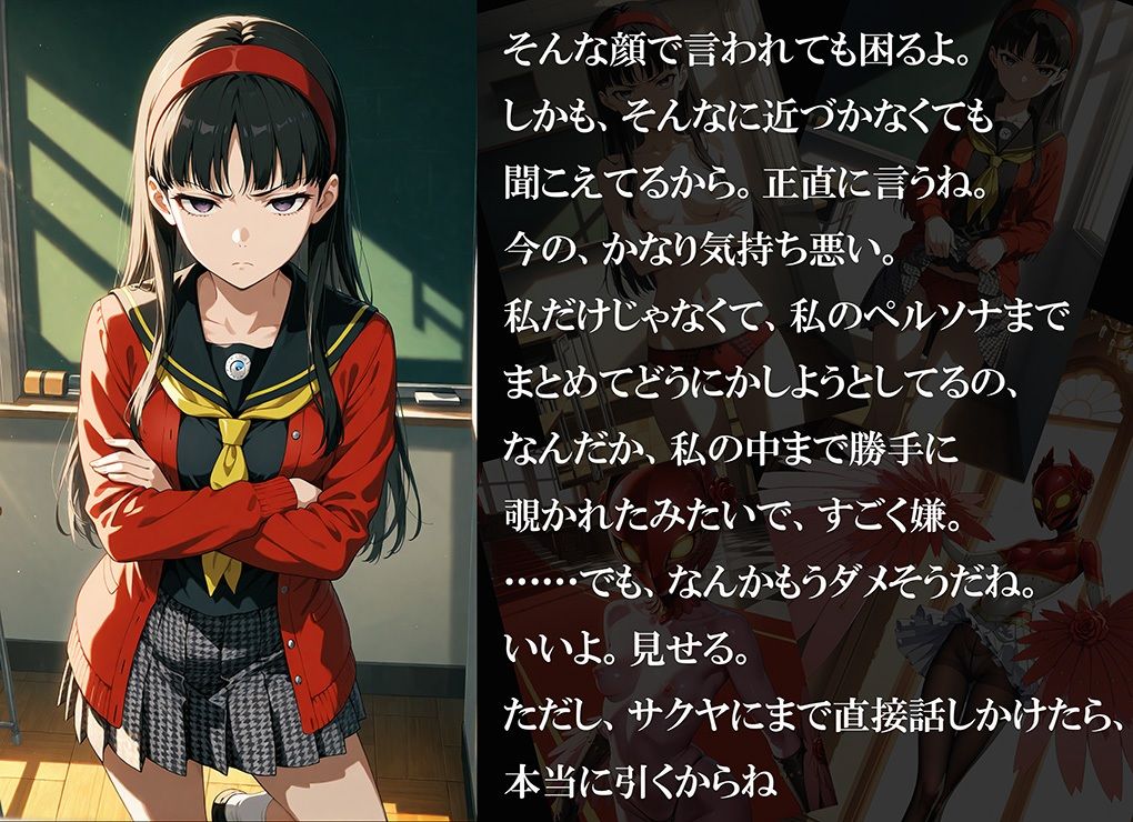 【CG500枚！】Per（はーと）ona4 嫌パン＆嫌パイ！嫌な顔でパンツとおっぱいを見せる仲間たち サンプル7ページ目