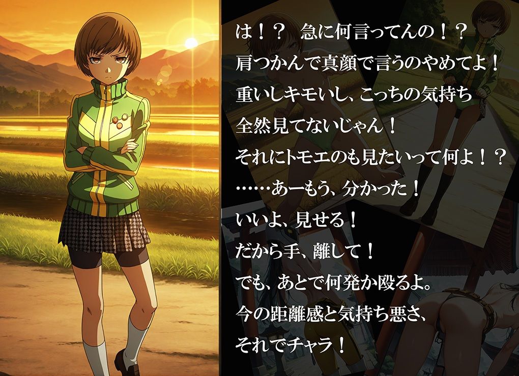 【CG500枚！】Per（はーと）ona4 嫌パン＆嫌パイ！嫌な顔でパンツとおっぱいを見せる仲間たち サンプル8ページ目