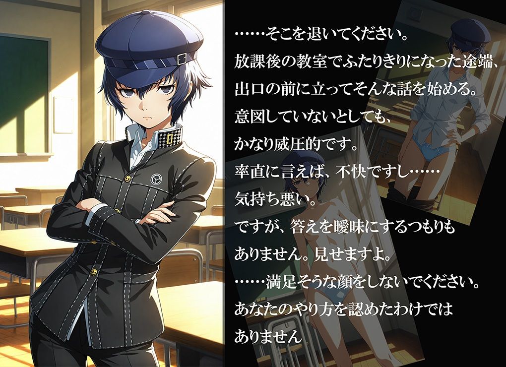 【CG500枚！】Per（はーと）ona4 嫌パン＆嫌パイ！嫌な顔でパンツとおっぱいを見せる仲間たち サンプル9ページ目