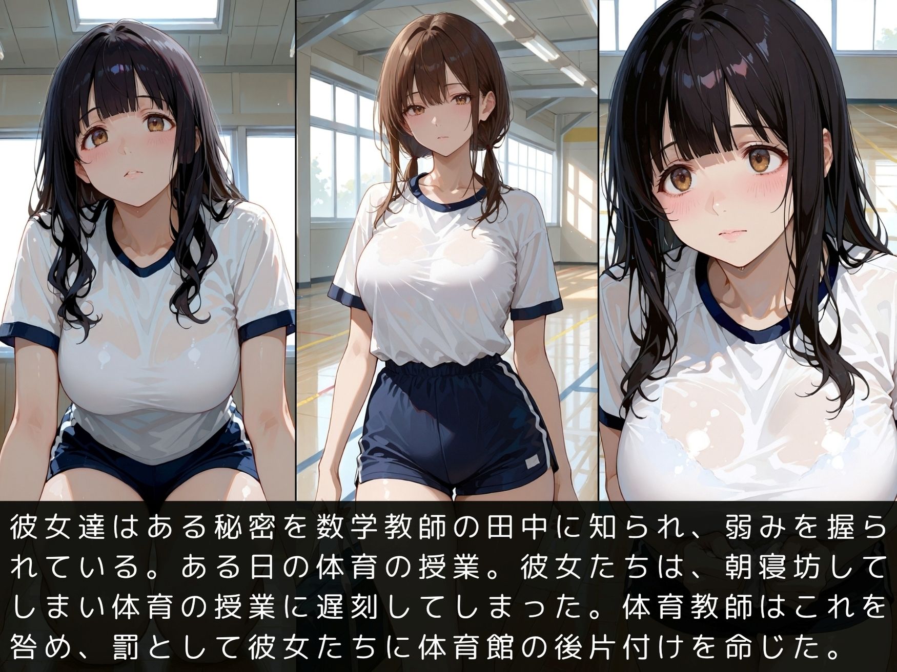 放課後の性指導〜禁断の記録〜体育館編 サンプル4ページ目