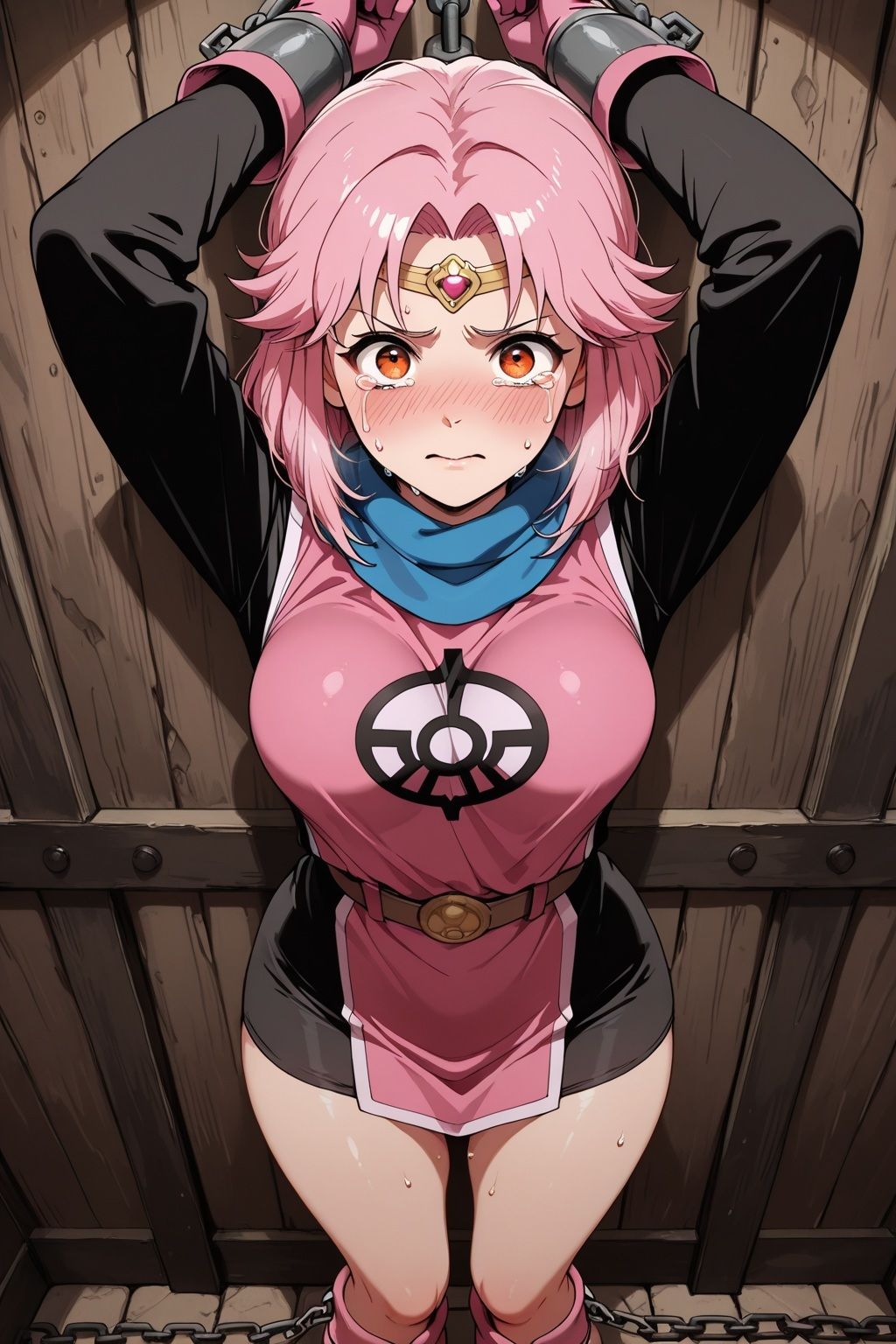 投獄された僧侶戦士 囚われたマァム サンプル4ページ目