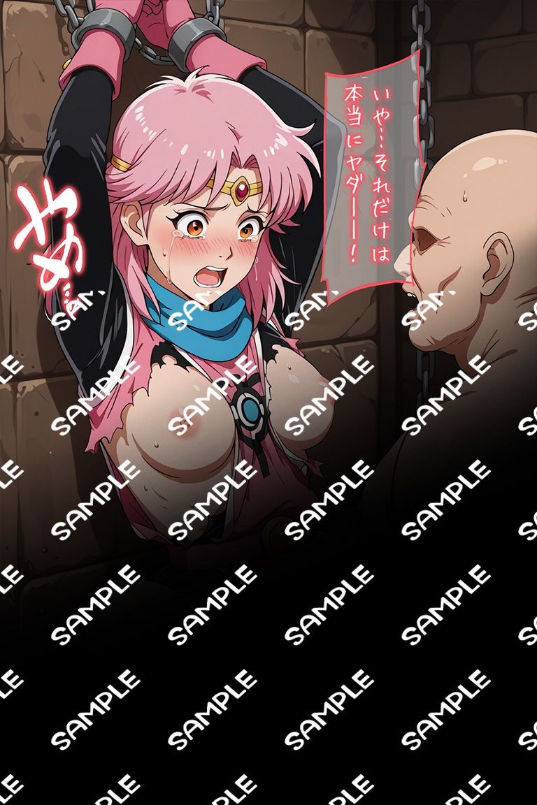 投獄された僧侶戦士 囚われたマァム サンプル9ページ目