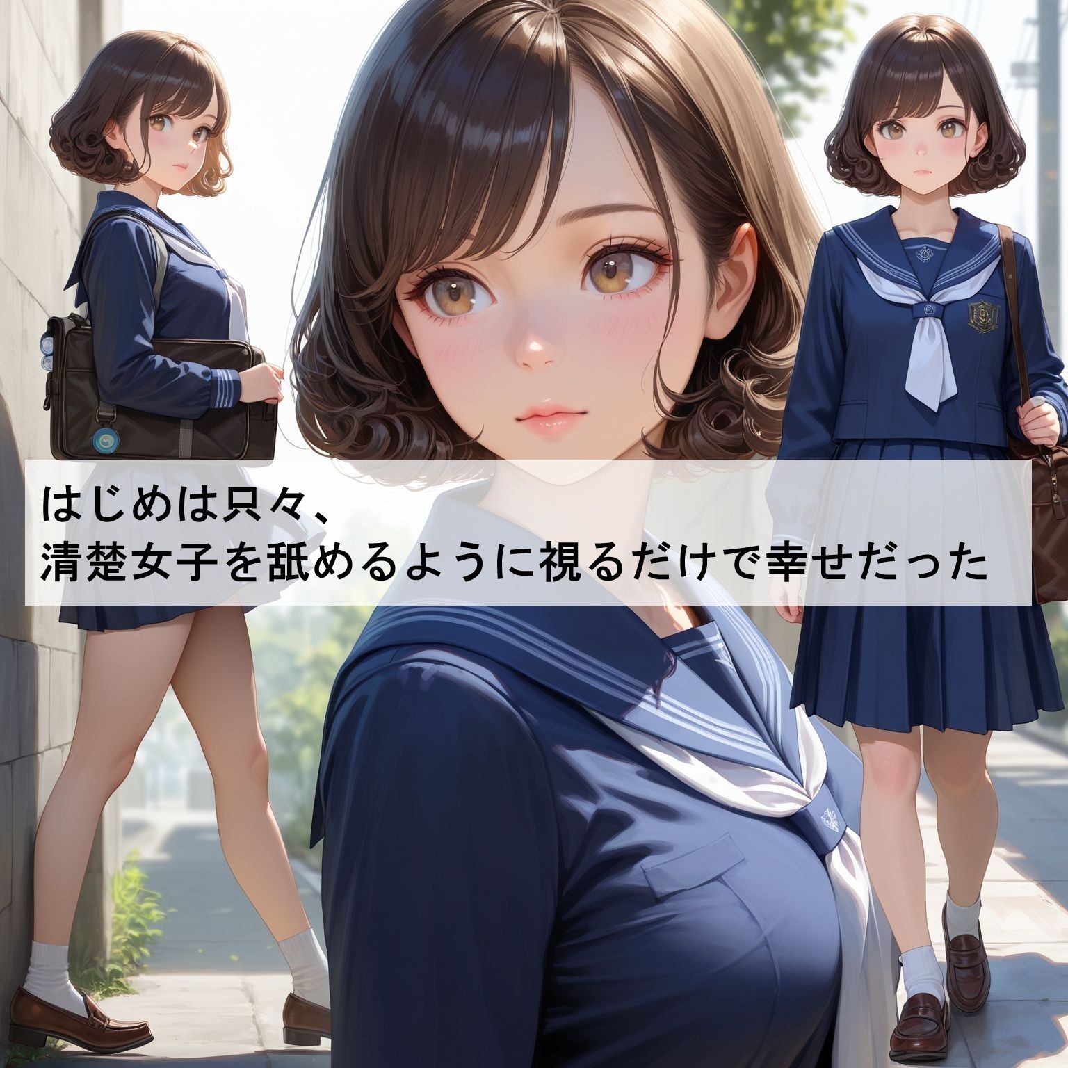 ある日、僕は神の眼を手に入れました。-女子校生のラッキーパンチラを追い求めた男の奇蹟- サンプル1ページ目