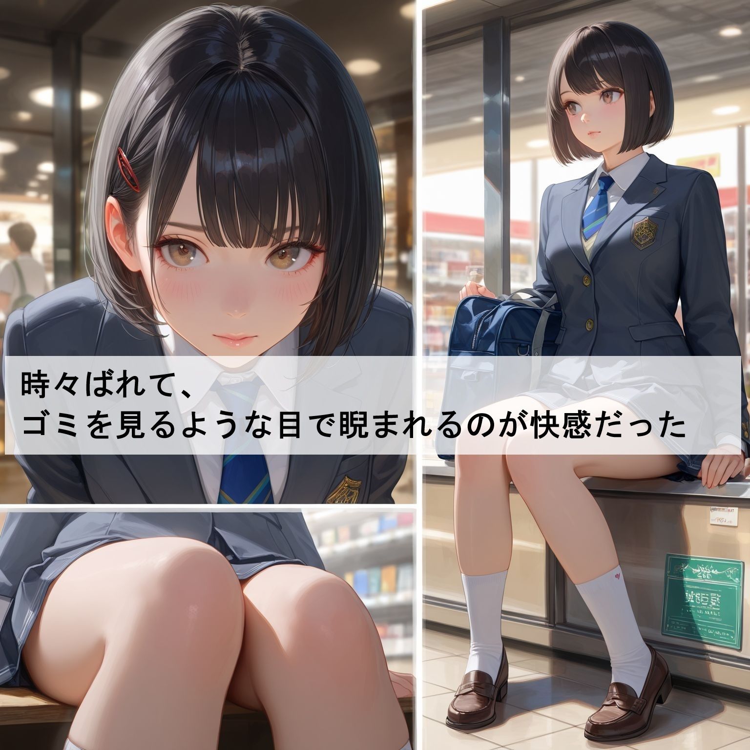 ある日、僕は神の眼を手に入れました。-女子校生のラッキーパンチラを追い求めた男の奇蹟- サンプル2ページ目