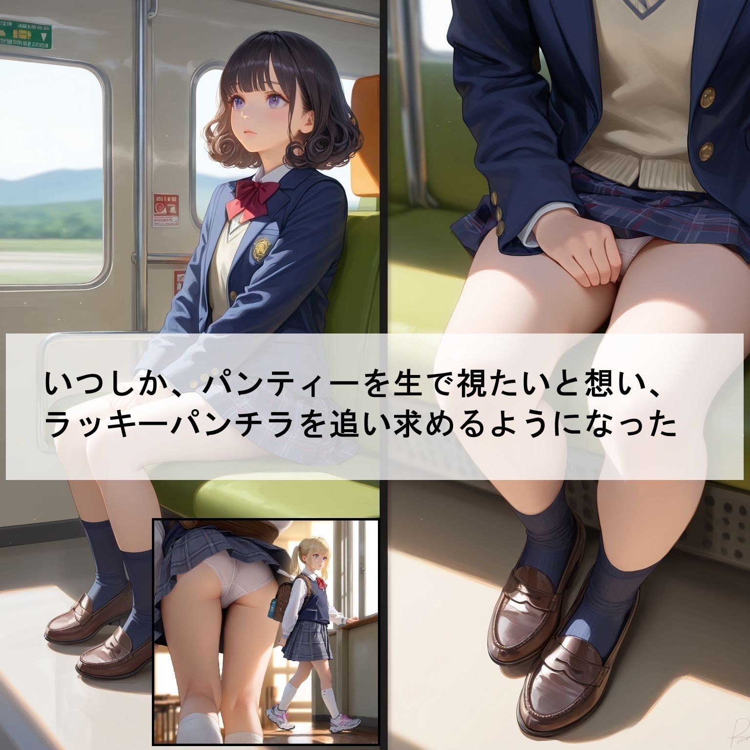 ある日、僕は神の眼を手に入れました。-女子校生のラッキーパンチラを追い求めた男の奇蹟- サンプル3ページ目