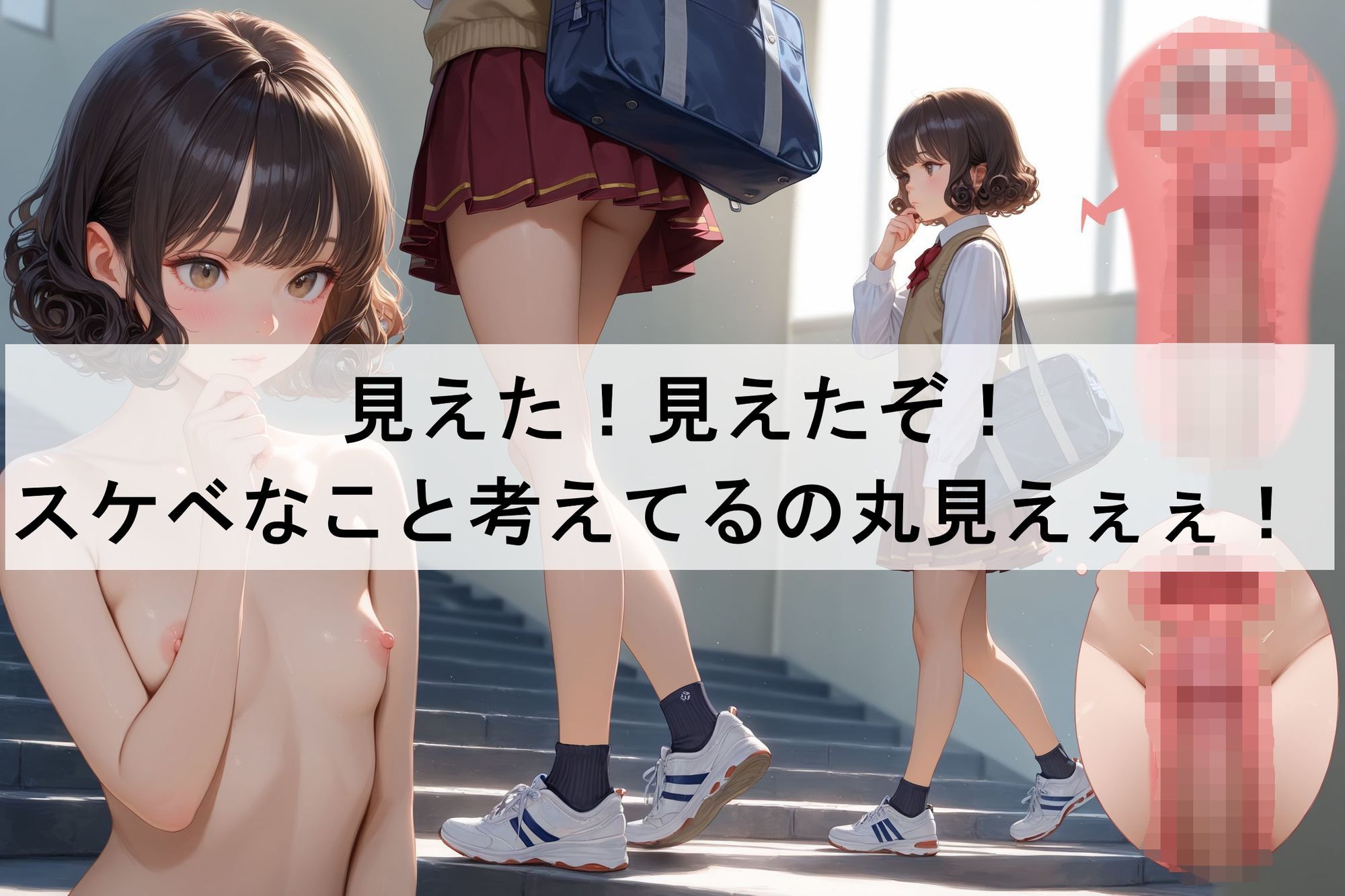 ある日、僕は神の眼を手に入れました。-女子校生のラッキーパンチラを追い求めた男の奇蹟- サンプル8ページ目