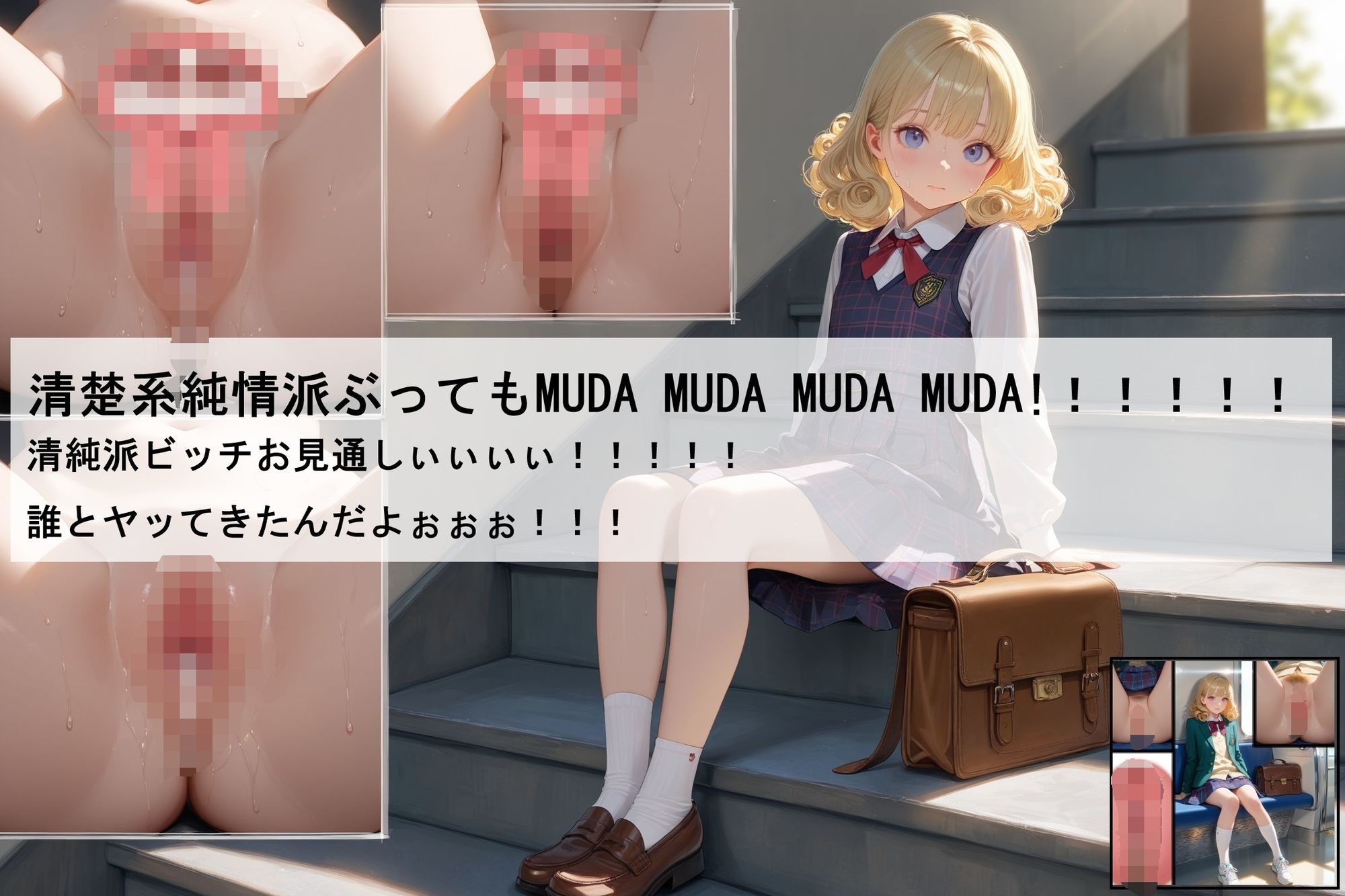 ある日、僕は神の眼を手に入れました。-女子校生のラッキーパンチラを追い求めた男の奇蹟- サンプル9ページ目