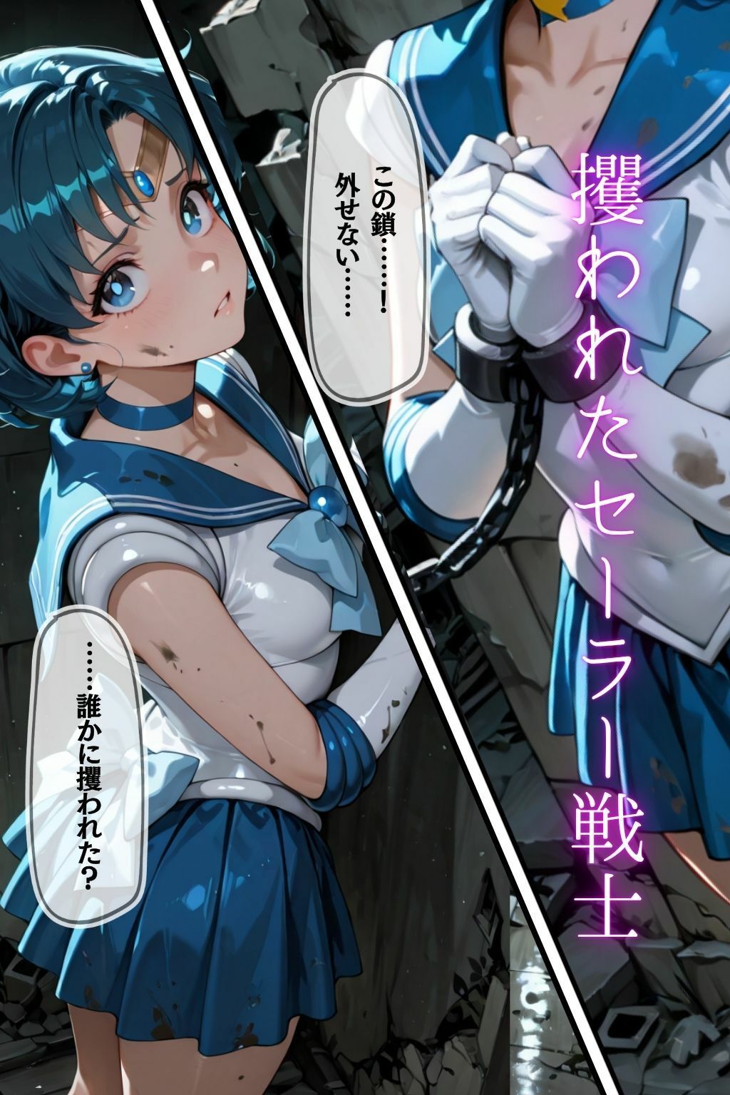 【特大ボリューム500枚】監禁奴●屈服ヒロインズ 〜セーラー戦士が壊れて肉人形になるまで〜【セリフ付き】 サンプル1ページ目