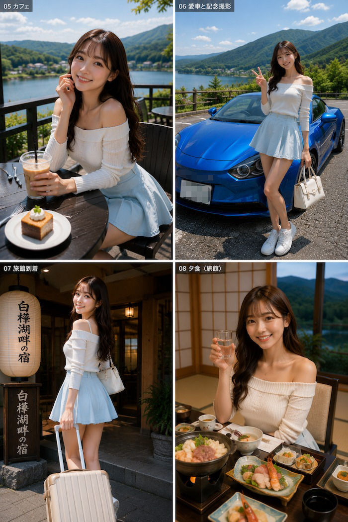 車好き彼女と、ドライブ。 サンプル1ページ目
