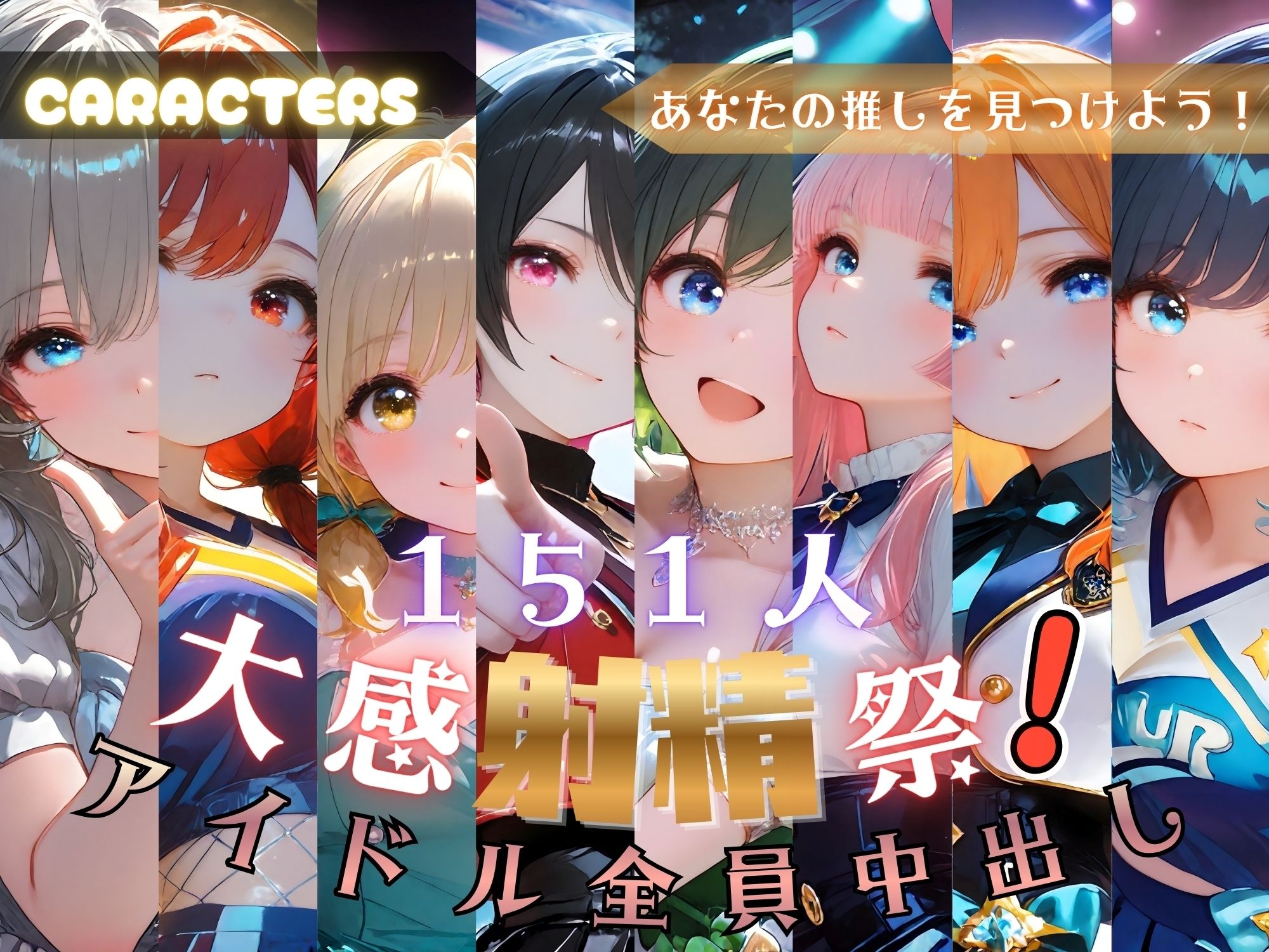 【4K神画質120fps】アイドル151人163分 全員中出しSEX 大感射精祭！ サンプル6ページ目