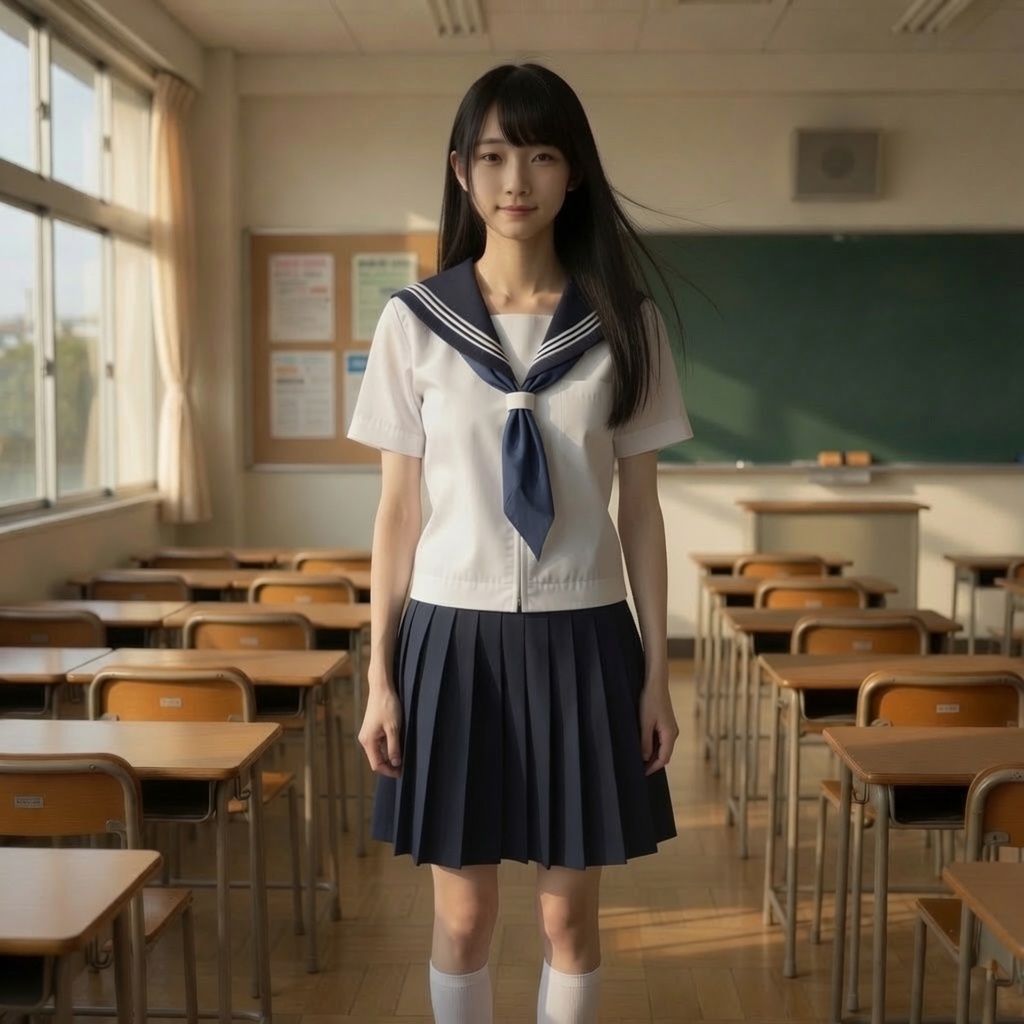 セーラー服  パンティ見せ 淫語と聖水を添えて サンプル1ページ目