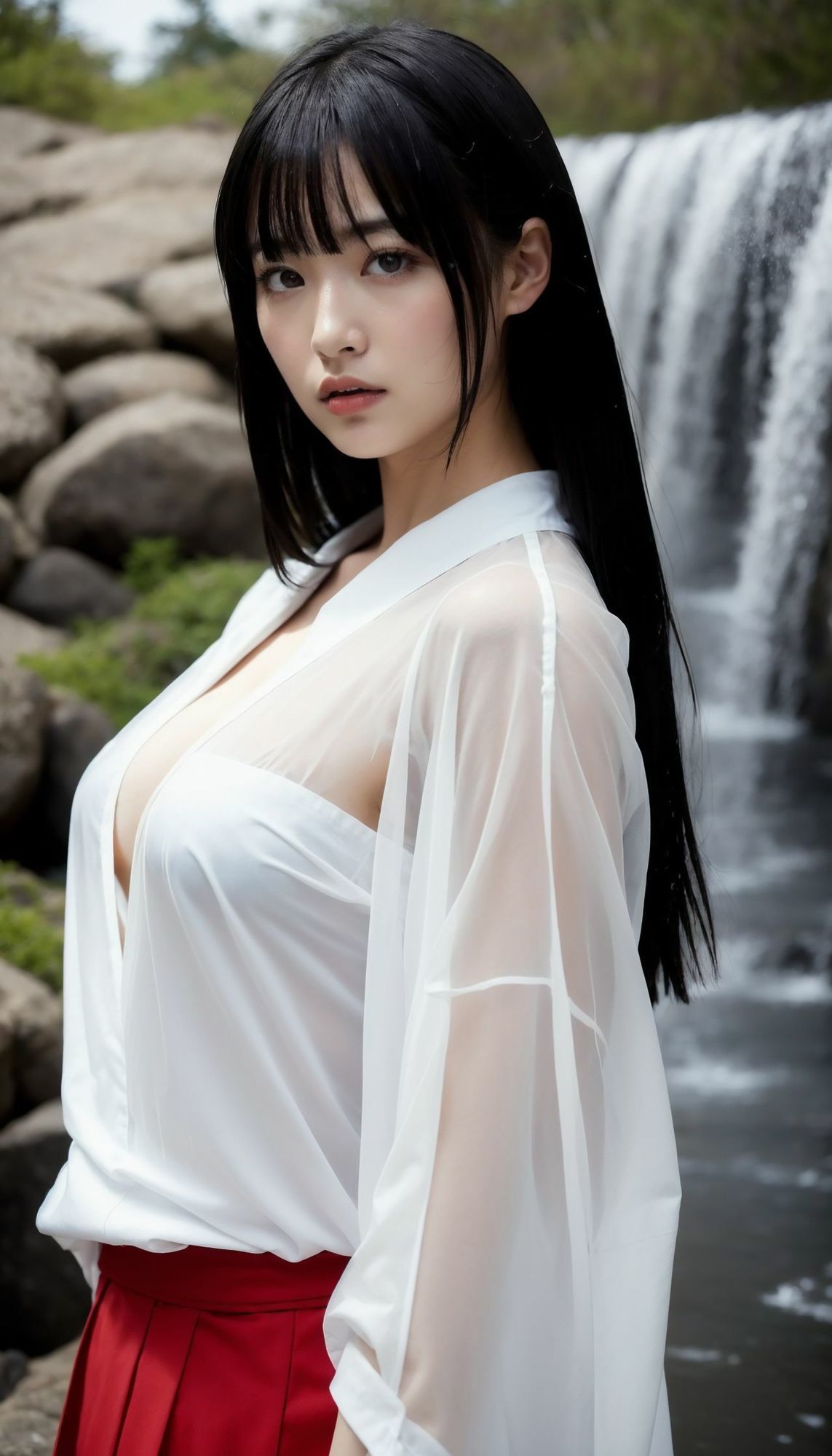 大和撫子 秘められた胸の谷間 第2巻 麗しき巫女の修行とお清め サンプル4ページ目