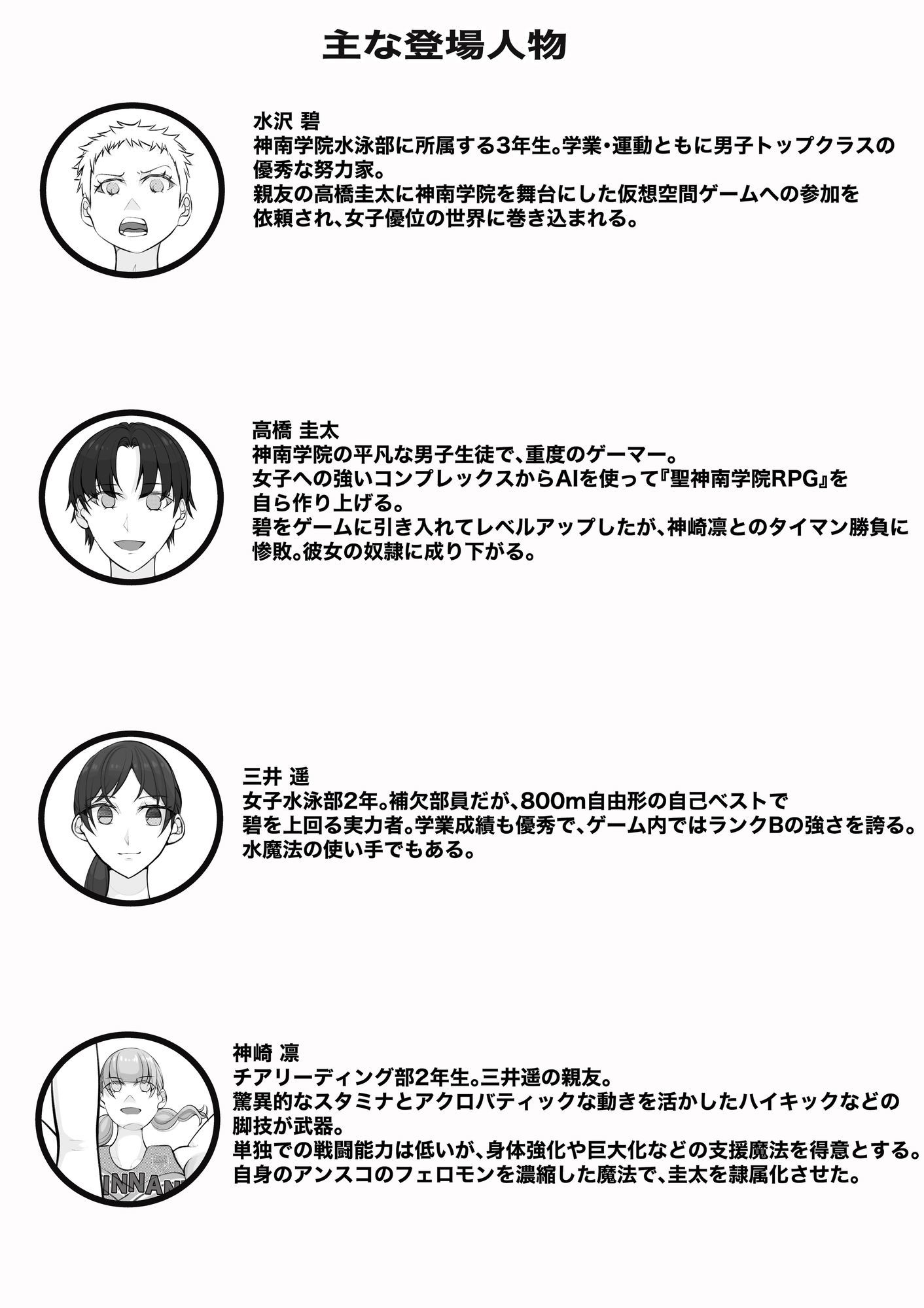 聖神南学院RPG3 サンプル1ページ目