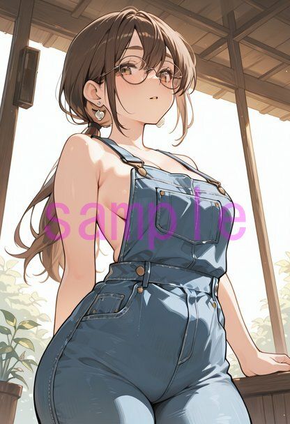 裸オーバーオールの女の子に見下していただく画像集 サンプル1ページ目