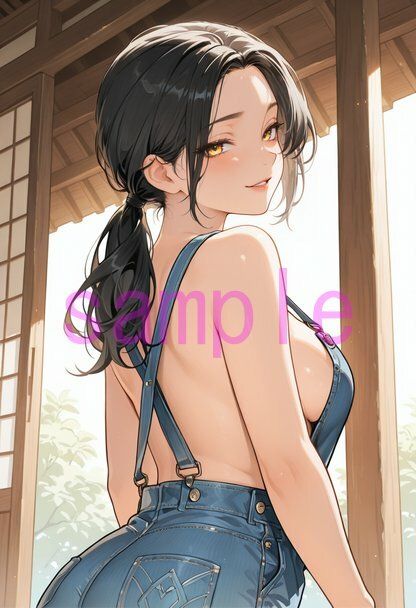 裸オーバーオールの女の子に見下していただく画像集 サンプル9ページ目