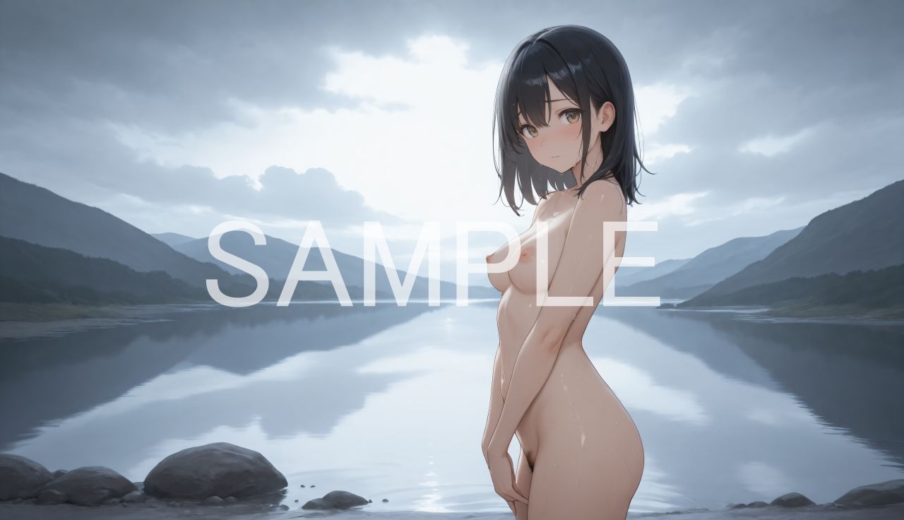 水辺の女の子の壁紙集 サンプル3ページ目