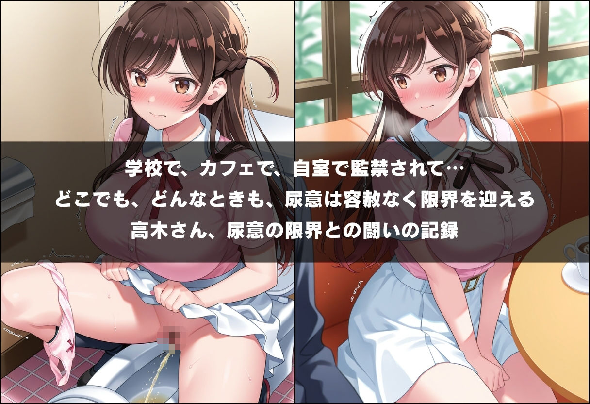 尿意の限界 彼女、おもらしします 水原千鶴 サンプル1ページ目