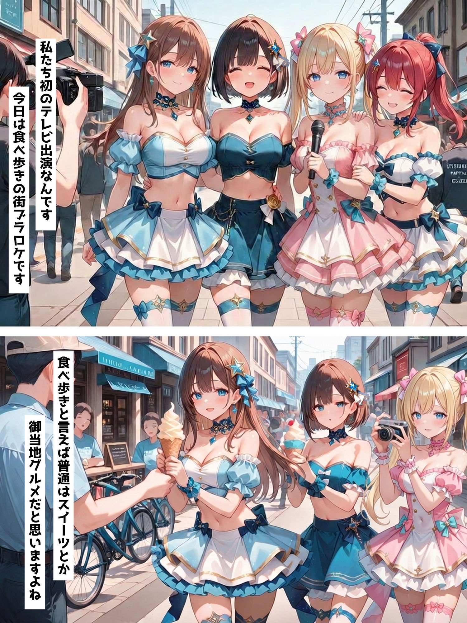 ヤリに行けるアイドル編2 HoneyJunction32【セリフ入有】 サンプル1ページ目