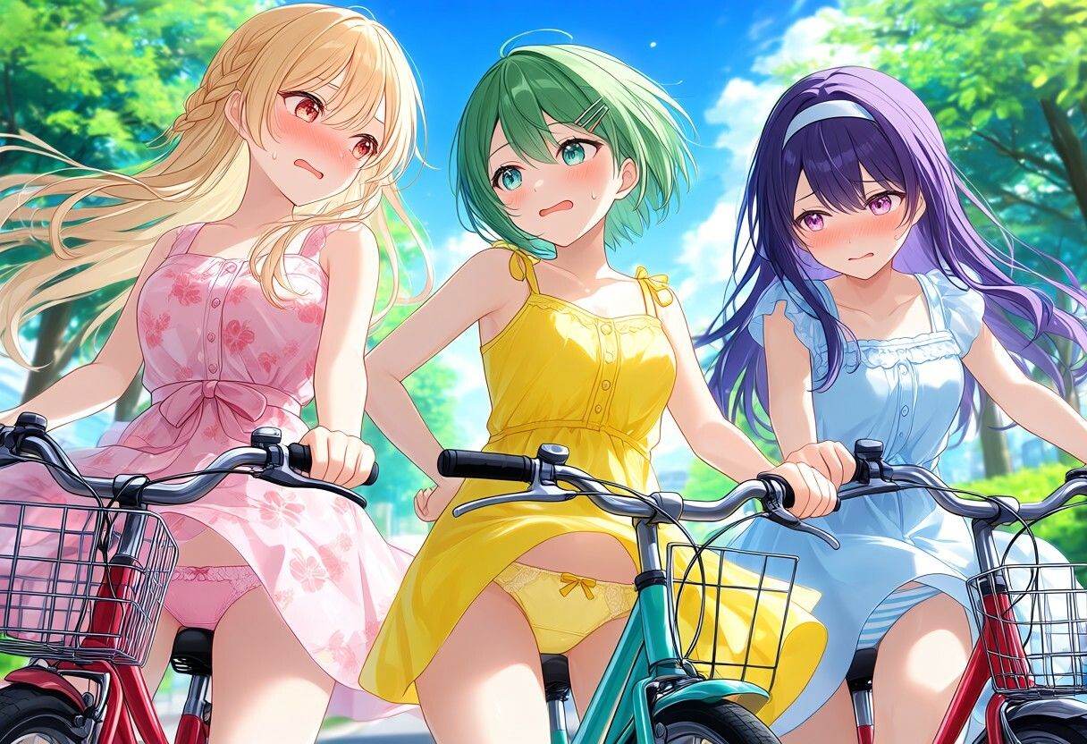 いろんなシチュエーションでパンチラ サンプル9ページ目